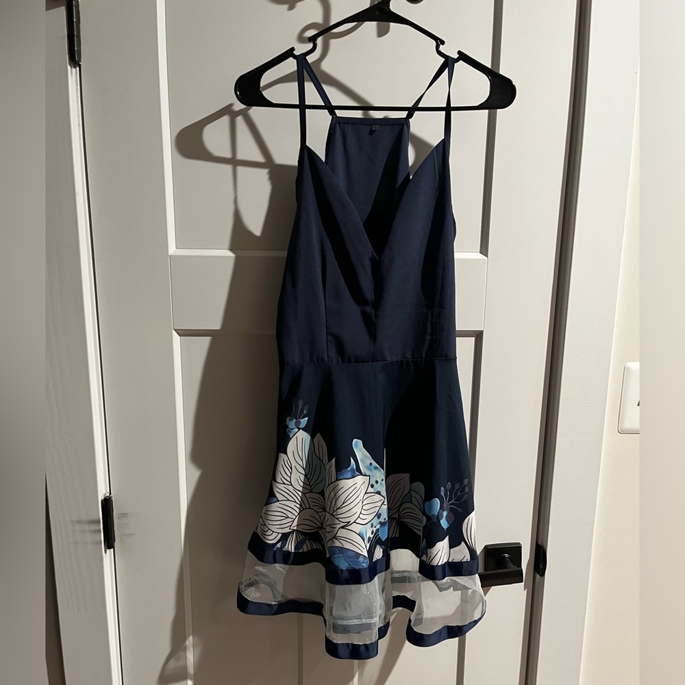 Floral tank dress